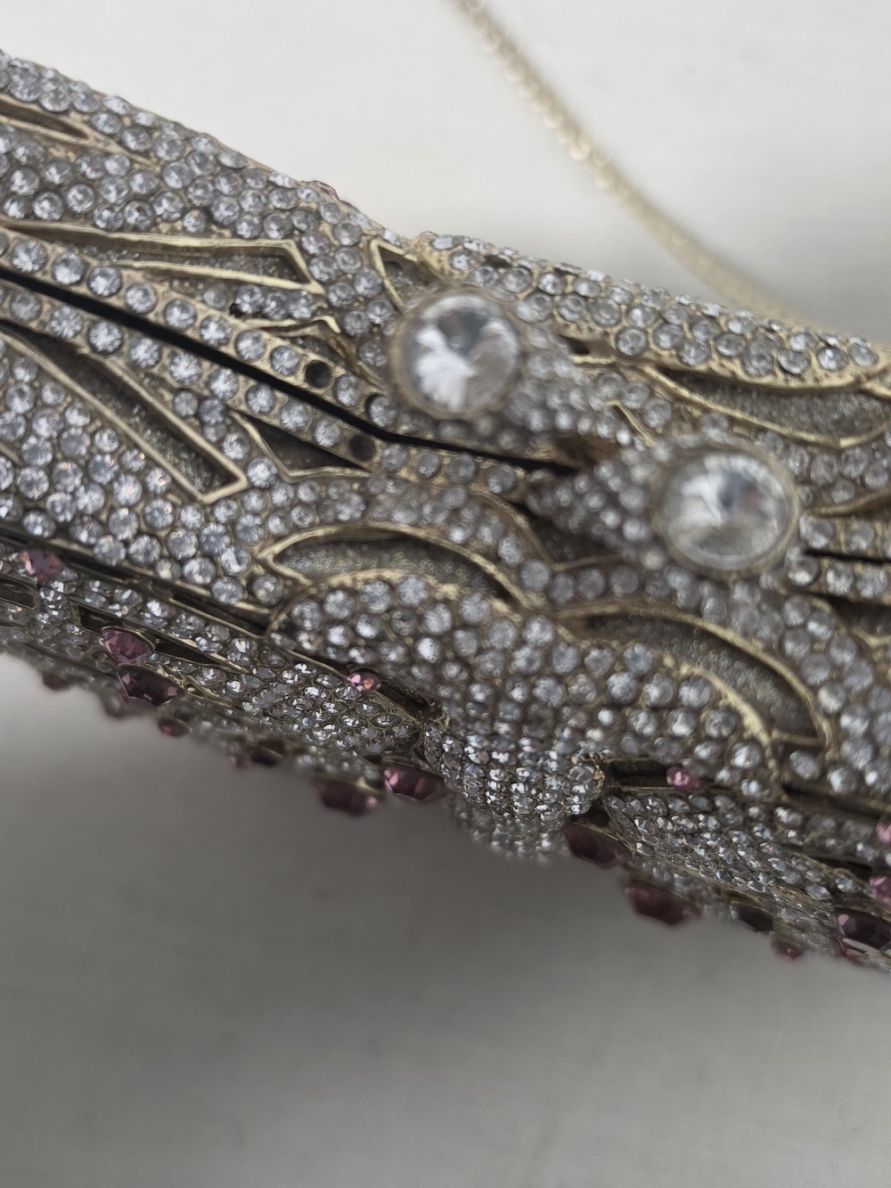 Butterfly Swaroski Crystal - Evening Clutch - Picture 10 of 12